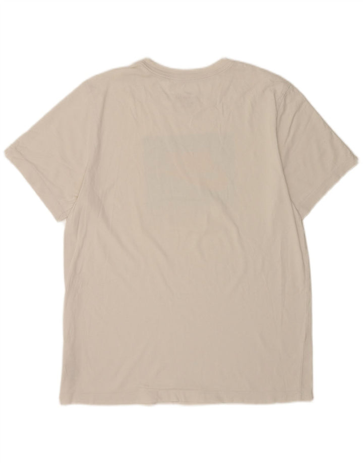 Nike - Camiseta gráfica para hombre, talla grande, algodón blanco