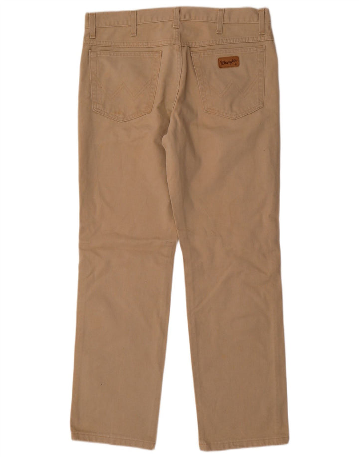 WRANGLER Vaqueros rectos Texas para hombre W34 L30 Algodón beige
