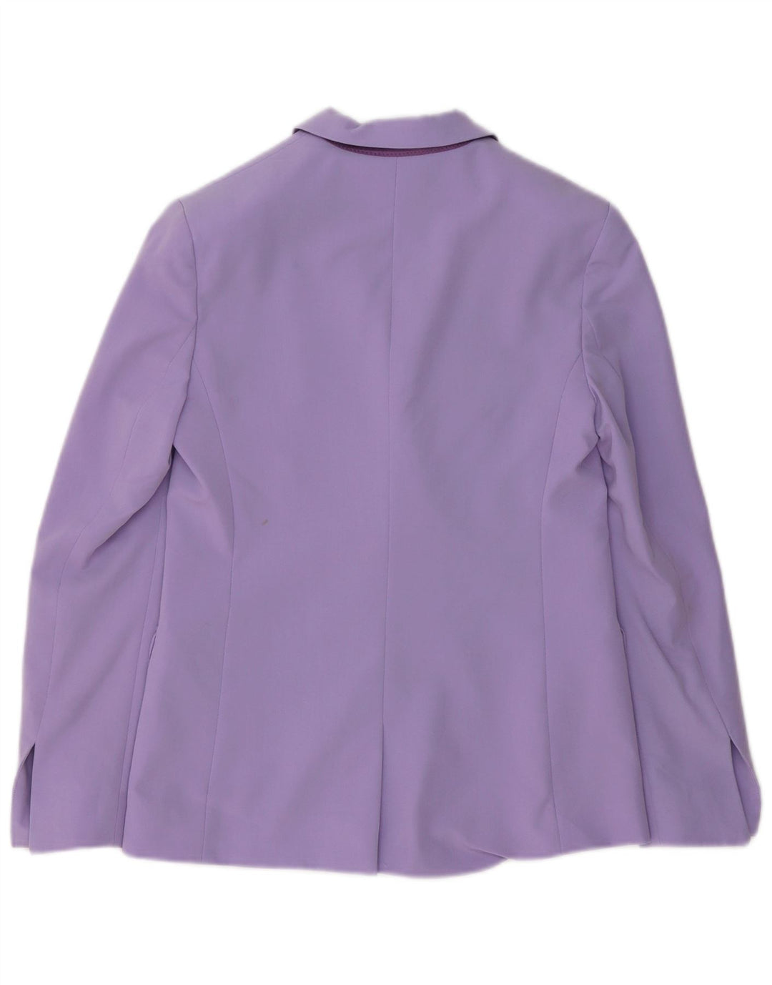 Topshop Chaqueta tipo blazer con doble botonadura para mujer UK 8 Small Poliéster morado