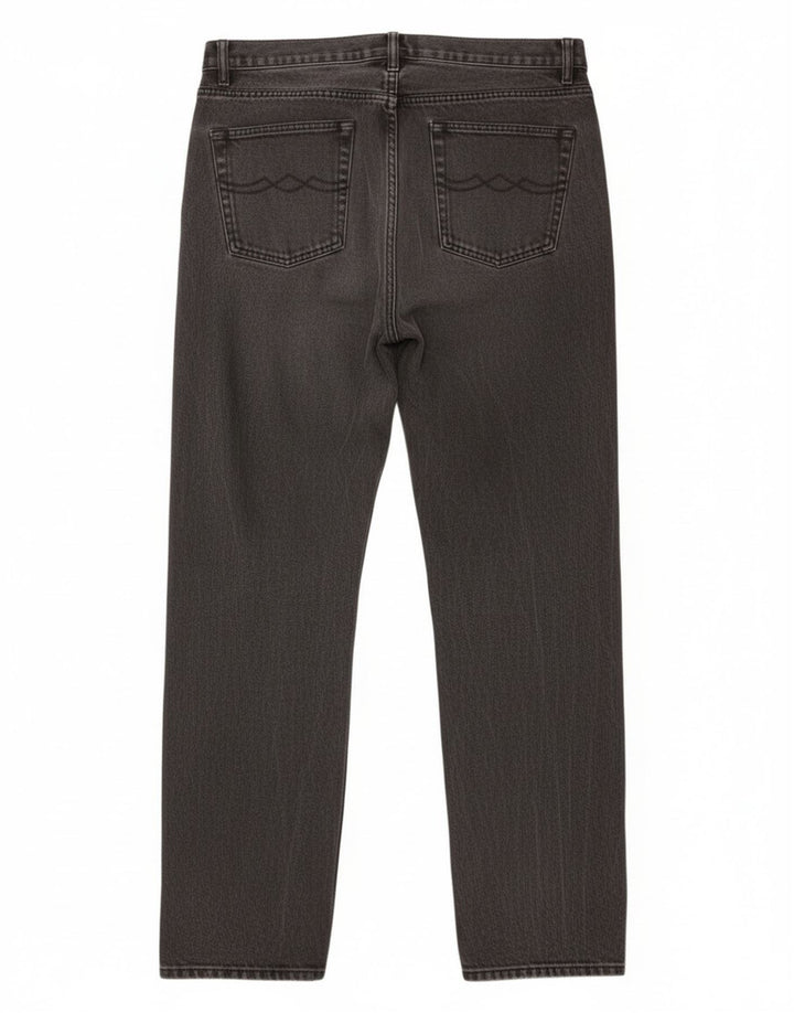 Jinglers Vaqueros rectos para hombre W35 L34 Algodón gris