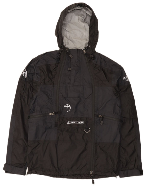 The North Face Chaqueta impermeable con capucha y gráfico unisex para hombre UK 32 2XS Nylon negro