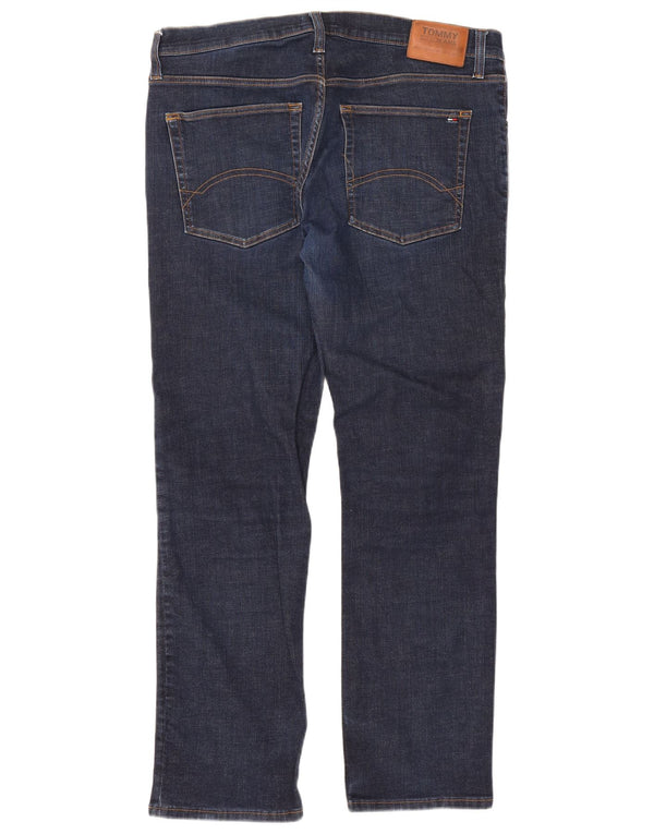 Tommy Hilfiger Vaqueros rectos para hombre W38 L32 Algodón azul marino