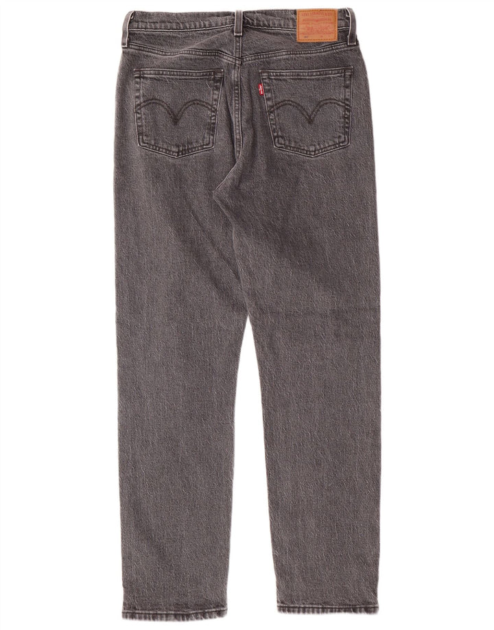 LEVI'S Jeans rectos 501 para hombre W29 L30 Algodón gris