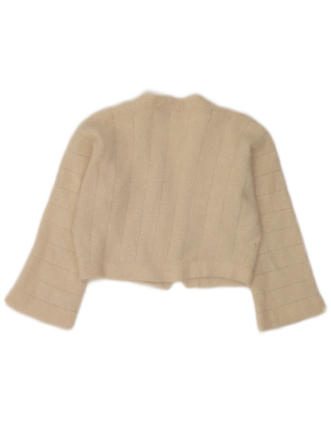 Luisa Spagnoli Jersey Bolero Abierto para Mujer UK 40 Medio Beige