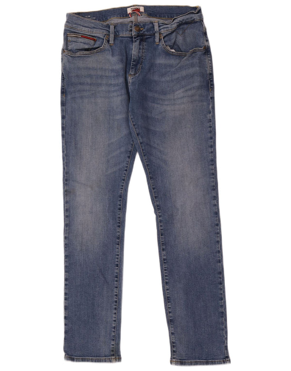 Tommy Hilfiger Jeans Scanton Slim para hombre W34 L32 Algodón azul