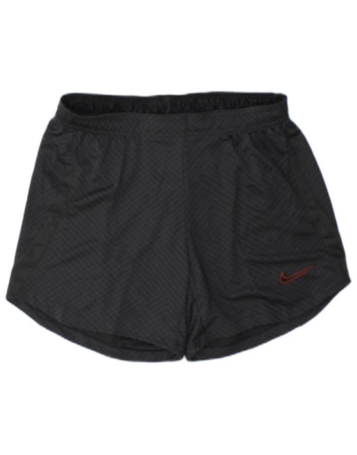 Pantalones cortos deportivos Nike Dri Fit para hombre Poliéster geométrico negro mediano