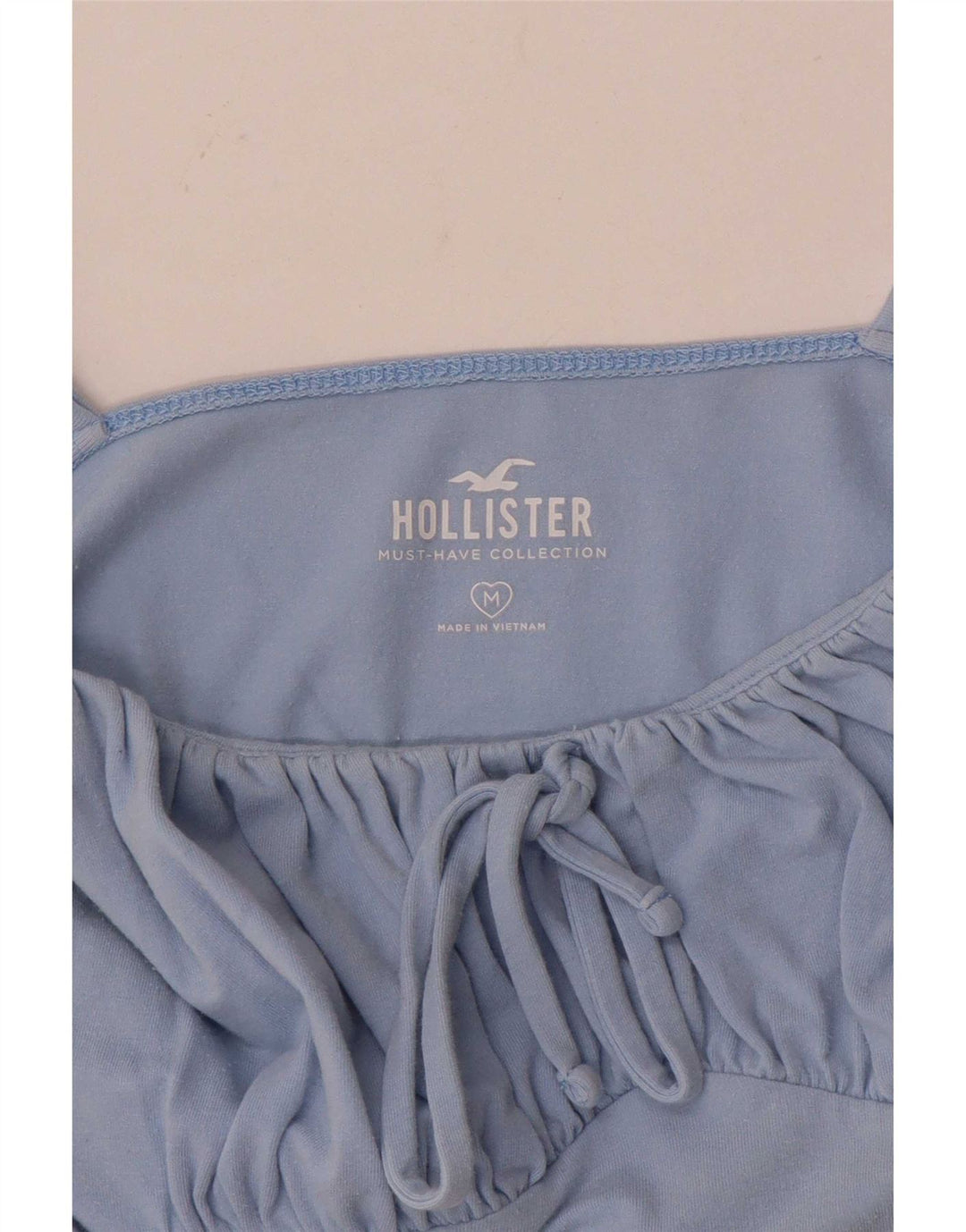 Hollister Mujer Crop Cami Top Reino Unido 42 Azul Medio