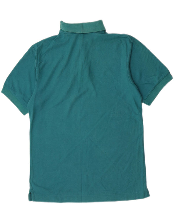 Fila Polo Hombre IT 46 Small Turquesa Algodón