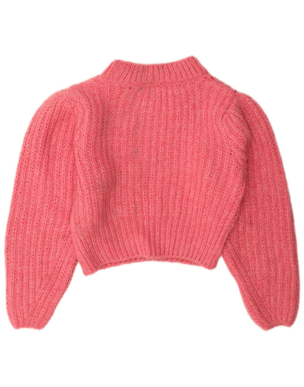 Topshop Suéter tipo jersey para mujer Reino Unido 10 Pequeño Acrílico rosa