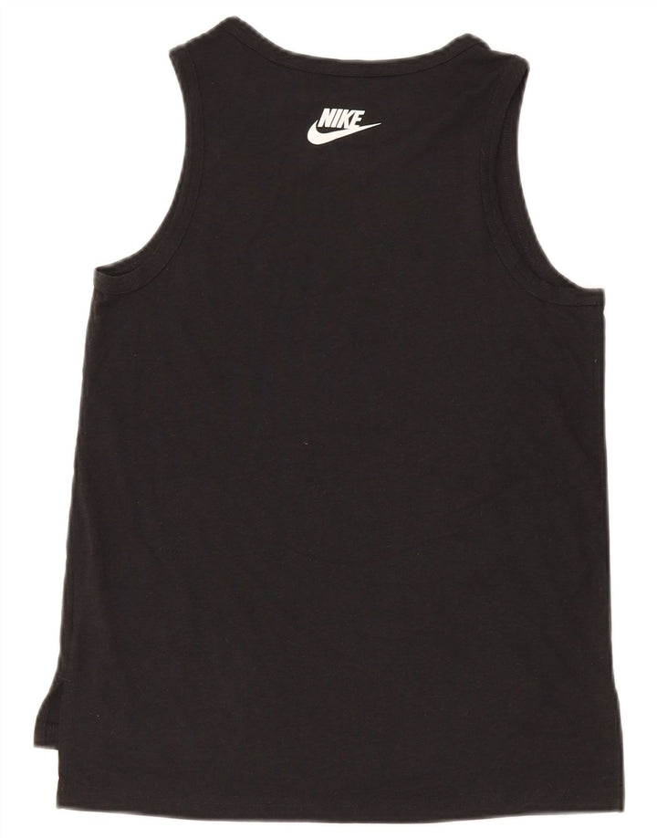 Nike Camiseta sin mangas gráfica para niños 13-14 años XL Negro Poliéster