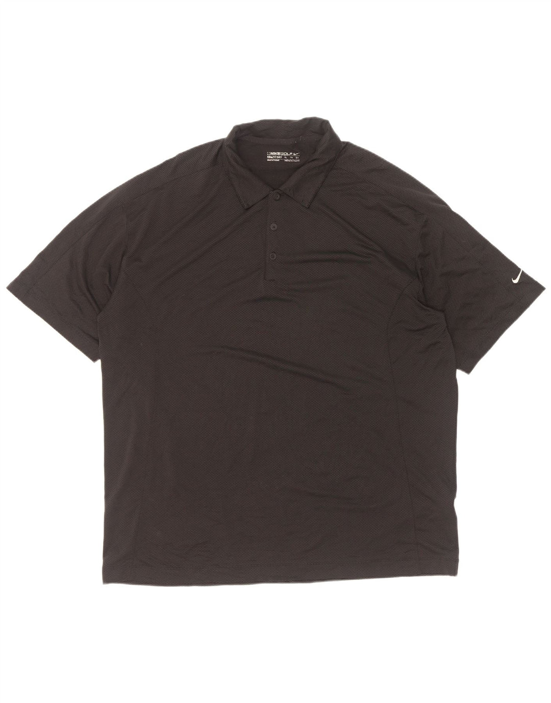 Polo de golf Nike para hombre XL Poliéster negro
