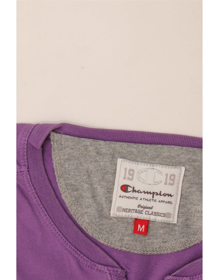 Champion Heritage Classics - Sudadera para mujer, talla 40, color morado mediano