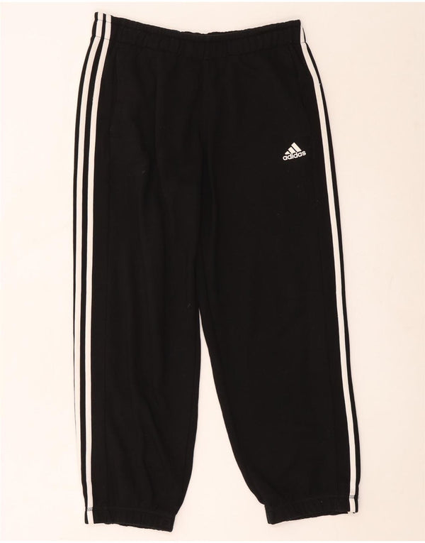 Adidas Mujer Climalite Crop Chándal Pantalones Joggers UK 14 Medium Negro
