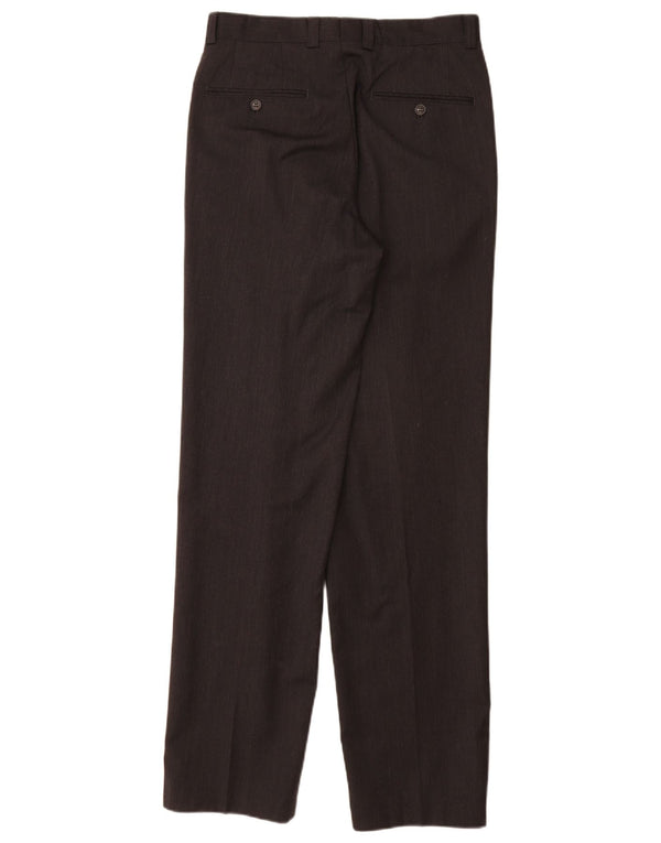 Paolo Negrato Pantalón De Traje Recto Para Hombre W30 L34 Gris Lana Nueva
