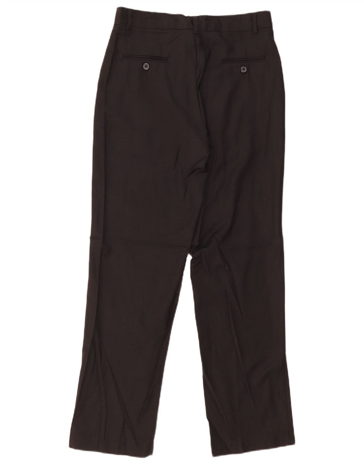IZOD Pantalón de traje recto para niño 15-16 años W28 L29 Poliéster negro