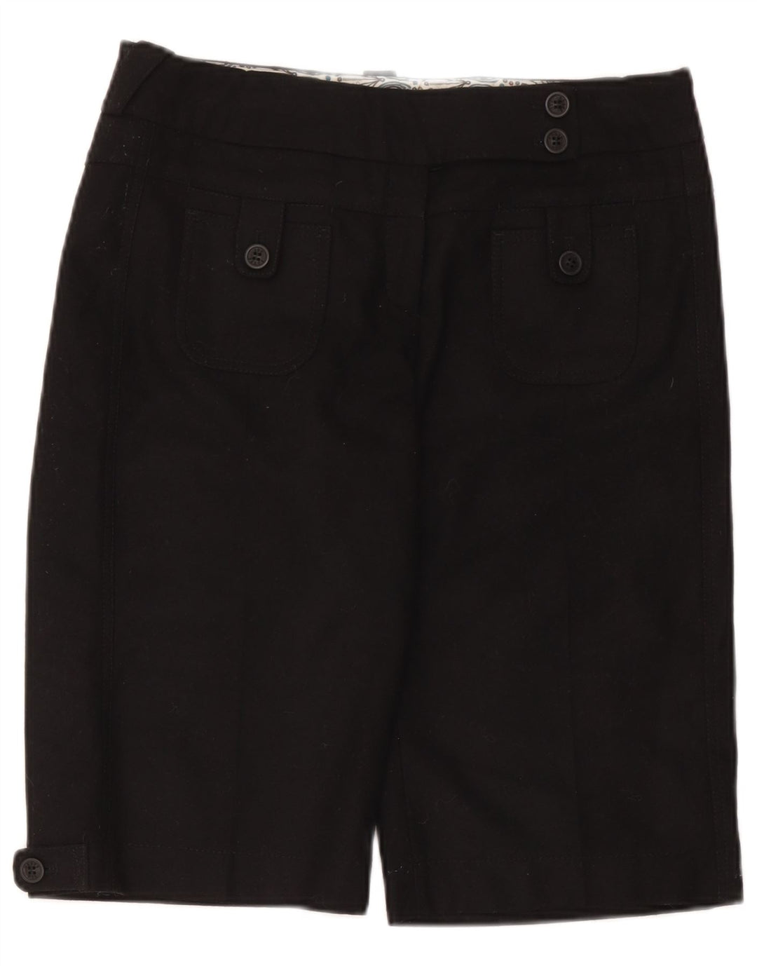Ted Baker Pantalones cortos casuales para mujer Talla 3 Mediano W34 Poliéster negro