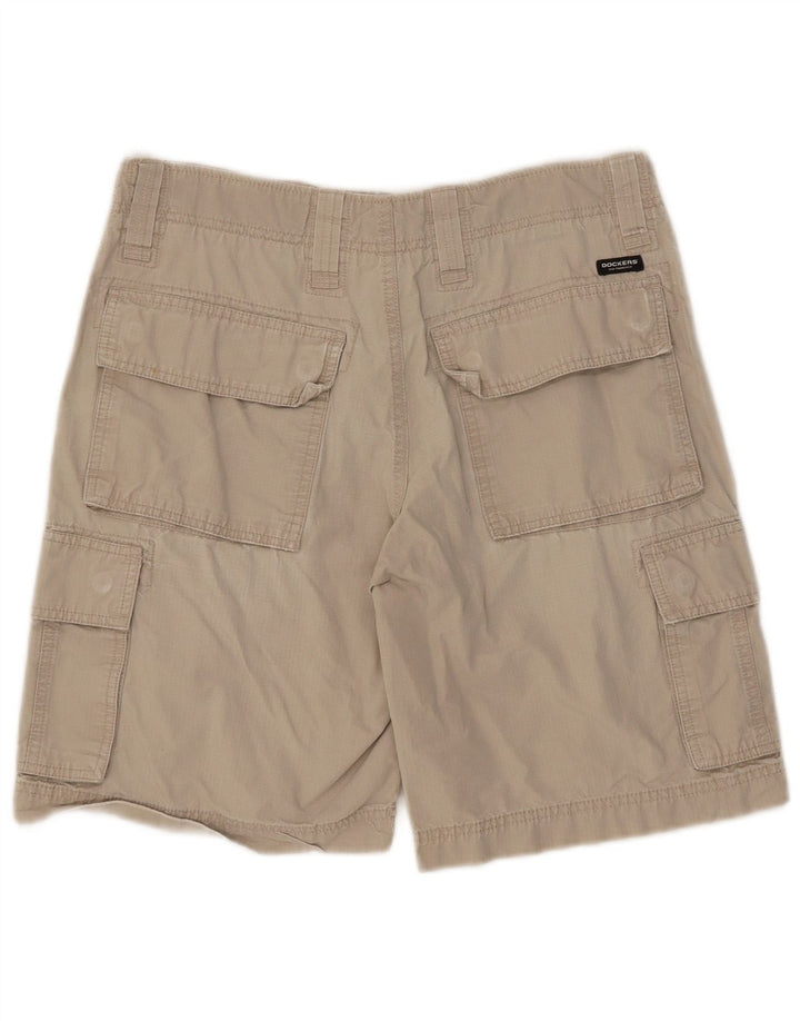 Dockers Pantalones cortos cargo de ajuste cómodo para hombre W31 Algodón beige medio