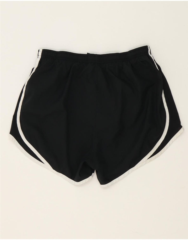 Nike Pantalones cortos deportivos Dri Fit para mujer UK 8 Small Poliéster negro