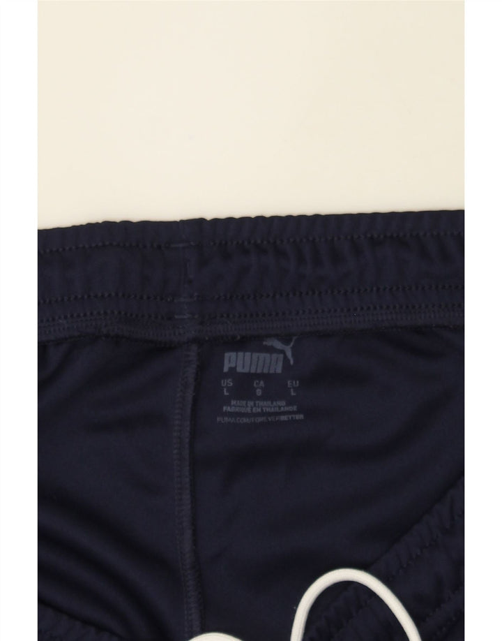 PUMA Mens Tracksuit Trousers Large  Navy Blue Polyester Vintage Puma and Second-Hand Puma from Messina Hembry 