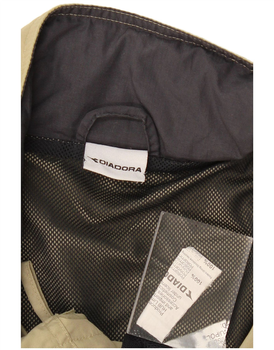 DIADORA Chubasquero Hombre ES 42 XL Poliamida Caqui