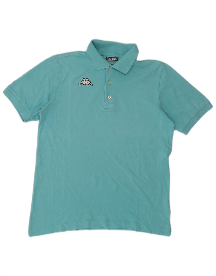 KAPPA Polo Hombre Algodón Turquesa Medio