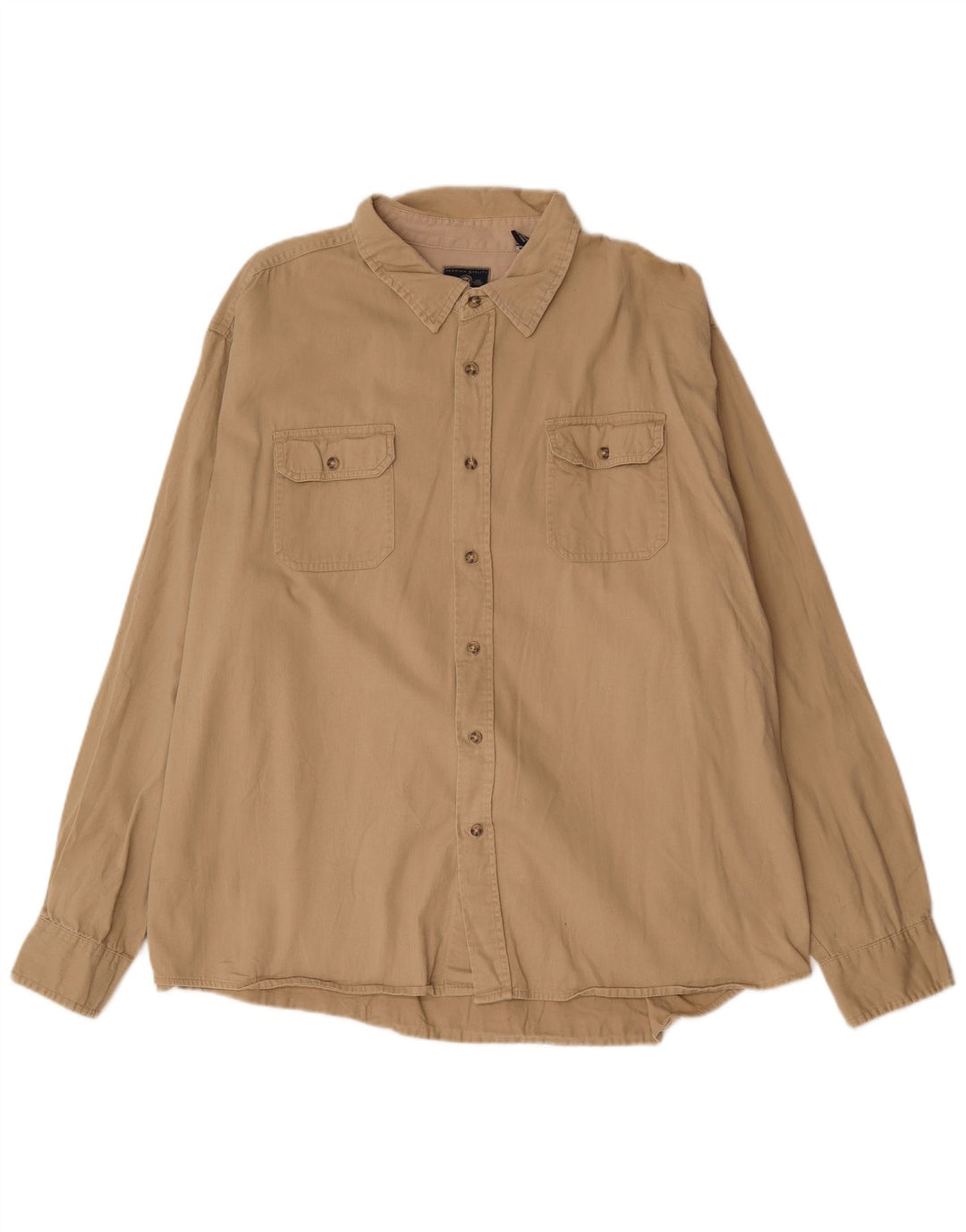 Wrangler Camisa Hombre 3XL Algodón Beige