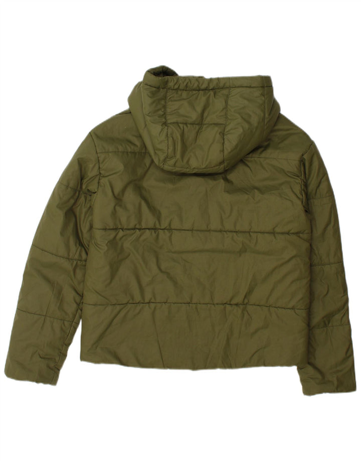 Nike Chaqueta reversible acolchada para mujer UK 40 Poliéster verde medio