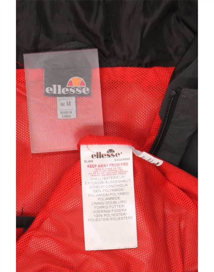 Chaqueta impermeable con capucha para hombre Ellesse UK 38 Poliamida gris medio