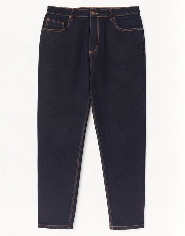 Jack Wills Vaqueros cónicos para hombre W36 L28 Algodón azul marino
