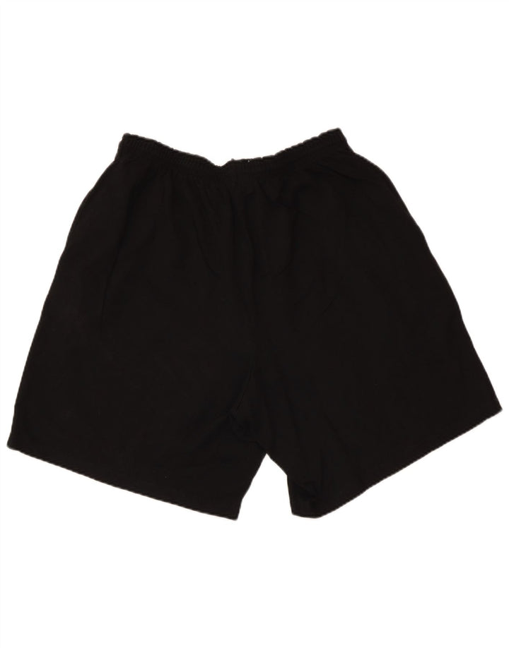 CHAMPION Pantalones cortos deportivos para hombre de algodón negro grande