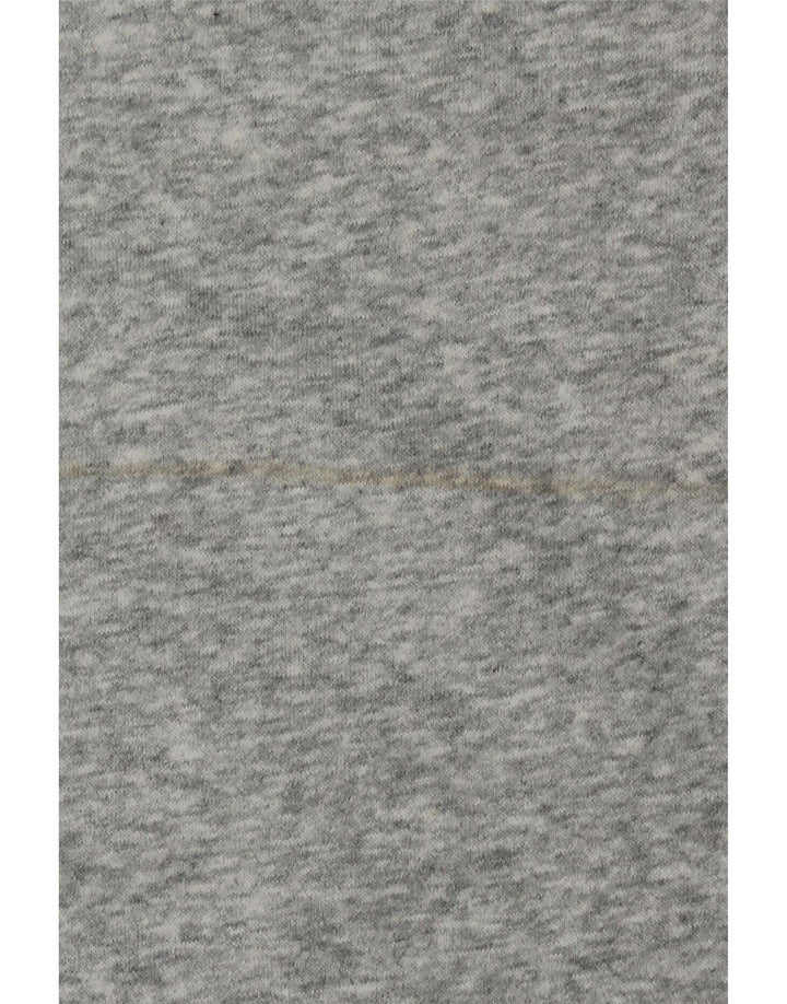 CONVERSE Hombre Sudadera gráfica Jumper XL Gris Colorblock Algodón