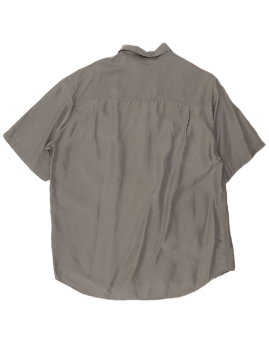 Nuevo Fast Camisa de manga corta para hombre talla 41/42 grande gris seda