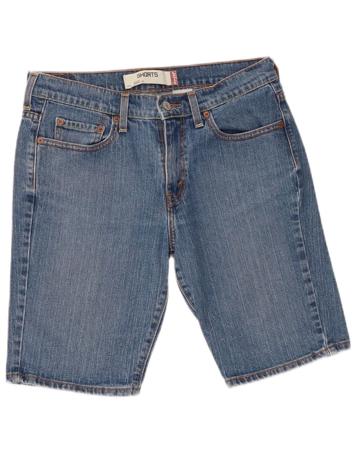 Levi's 515 pantalones cortos de mezclilla para mujer US 8 mediano W30 algodón azul