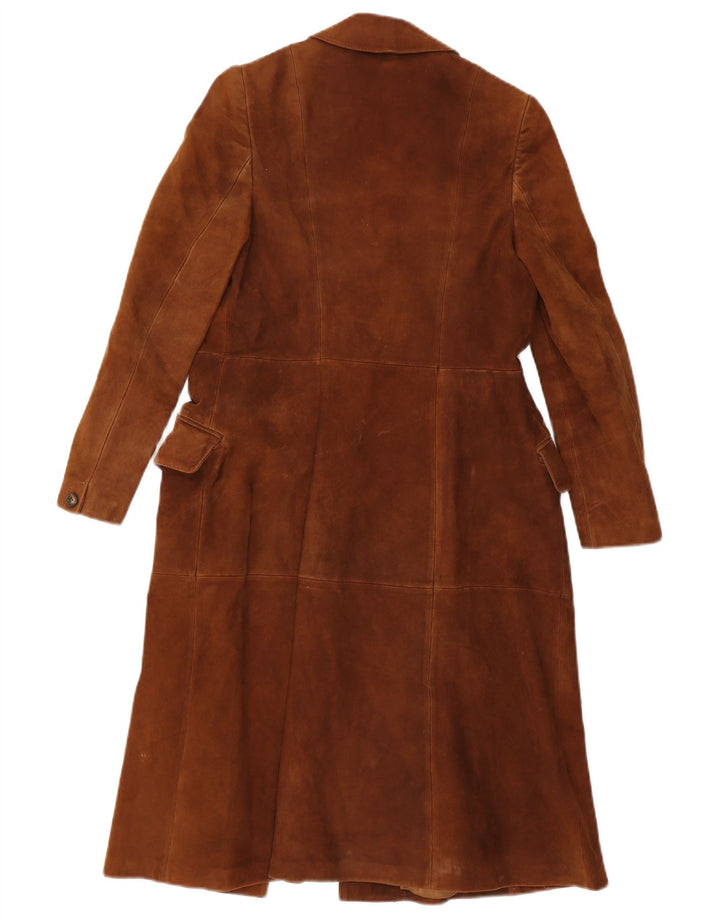 Abrigo vintage de ante para mujer IT 44 Marrón medio