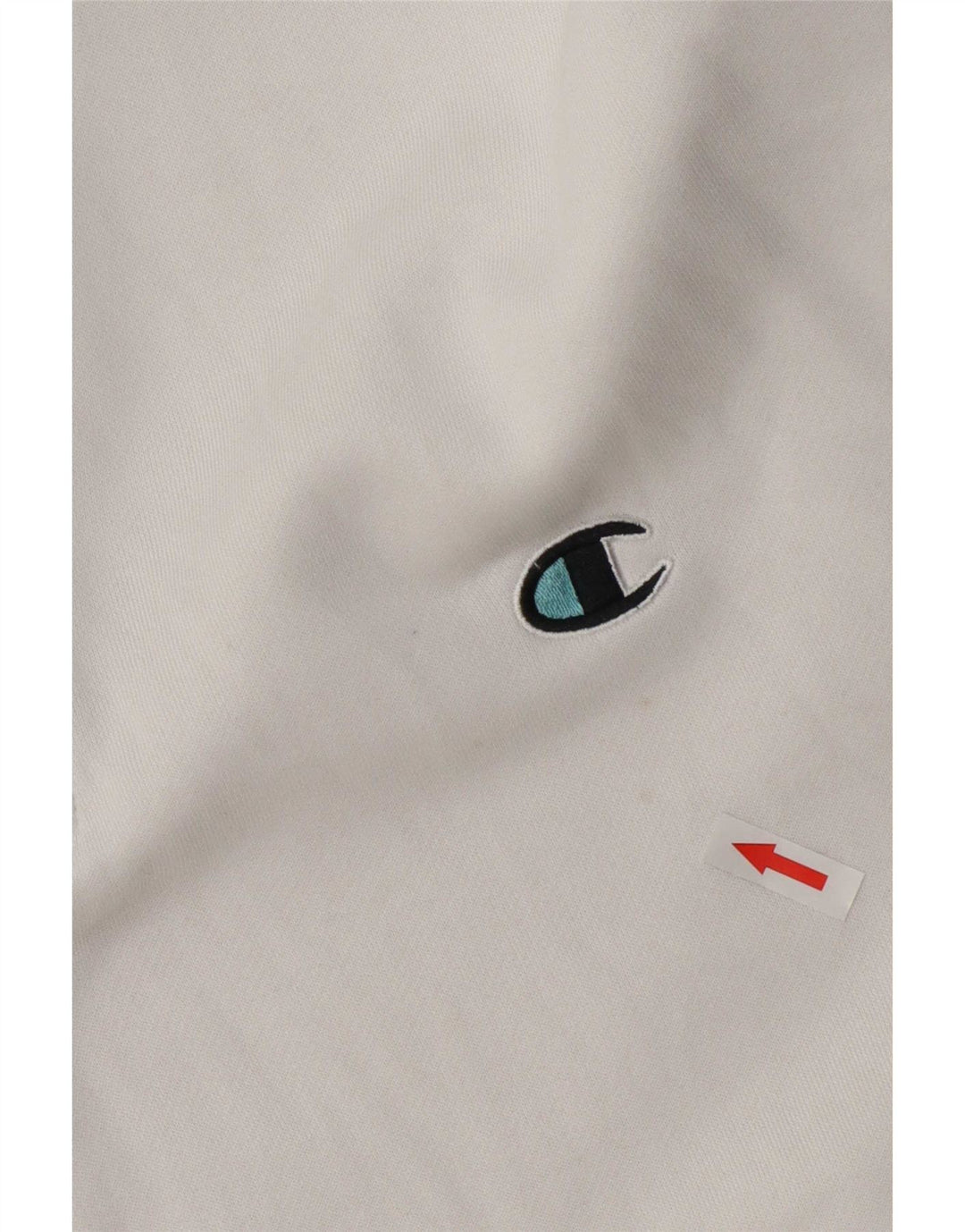 Champion Sudadera Con Cremallera Y Cuello Para Hombre Jersey Grande De Algodón Blanco
