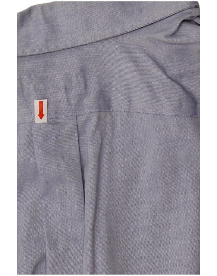 EDDIE BAUER Camisa de manga corta para hombre, ajuste relajado, 3XL, algodón azul