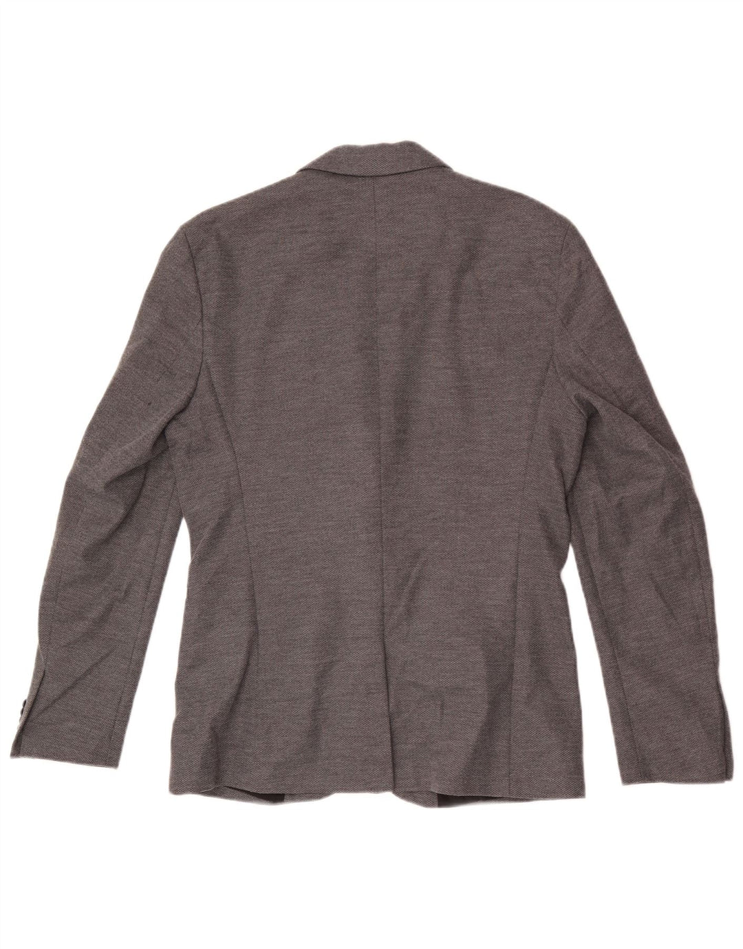 Zara Chaqueta Blazer De 2 Botones Para Hombre UK 40 Grande Poliéster Gris
