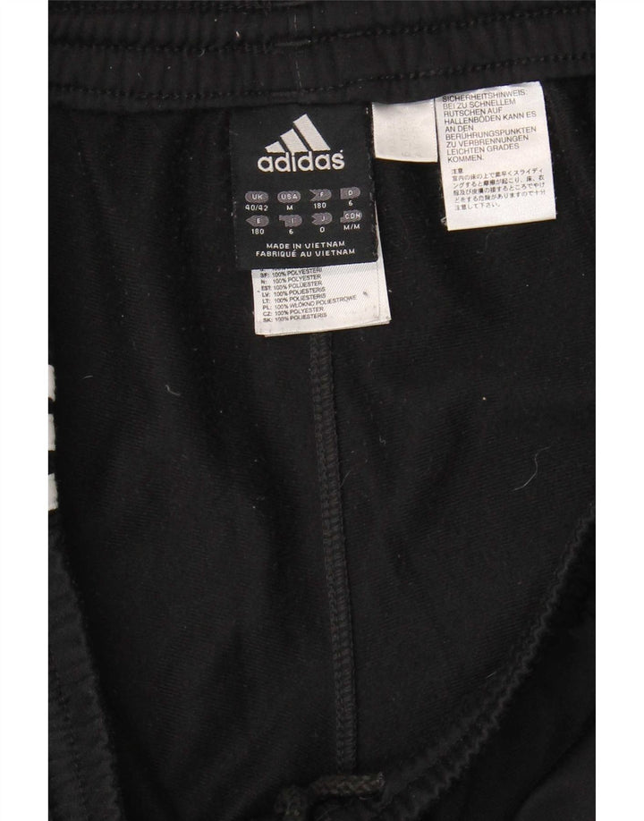 Adidas Pantalones de chándal para hombre Joggers UK 40/42 Medium Negro Poliéster
