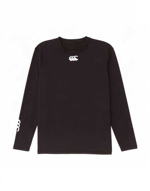 Canterbury Mens Graphic Top Manga Larga Pequeño Nylon Negro