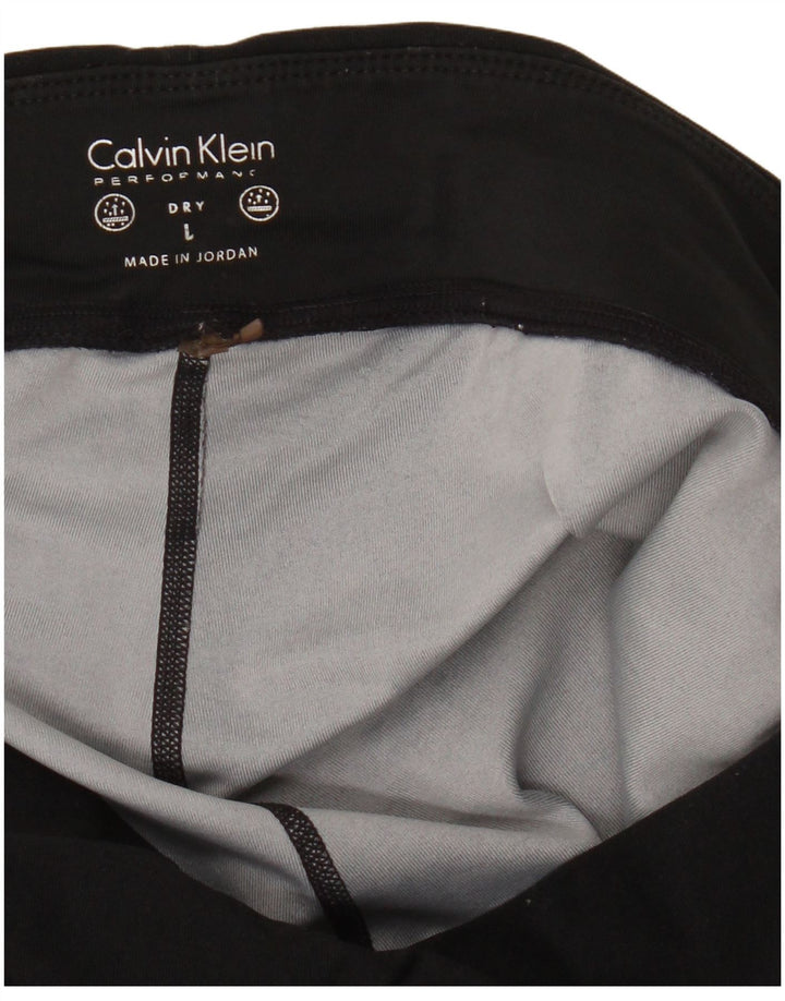 Calvin Klein Leggings para mujer Reino Unido 44 Grande Negro Geométrico
