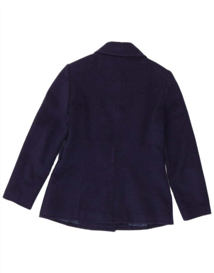 Brooks Brothers Chaquetón para mujer US 2 XS Lana azul marino