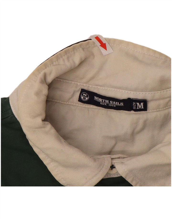 NORTH SAILS Polo para hombre color verde medio color block