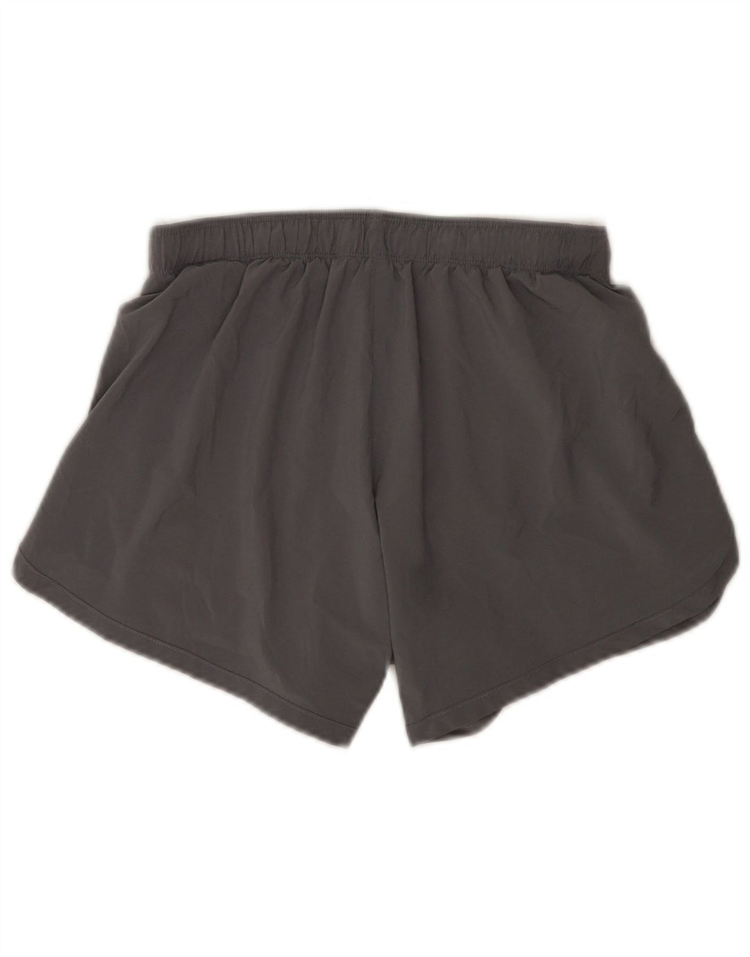 Nike - Pantalones cortos deportivos Dri Fit para mujer, talla 8, poliéster gris pequeño