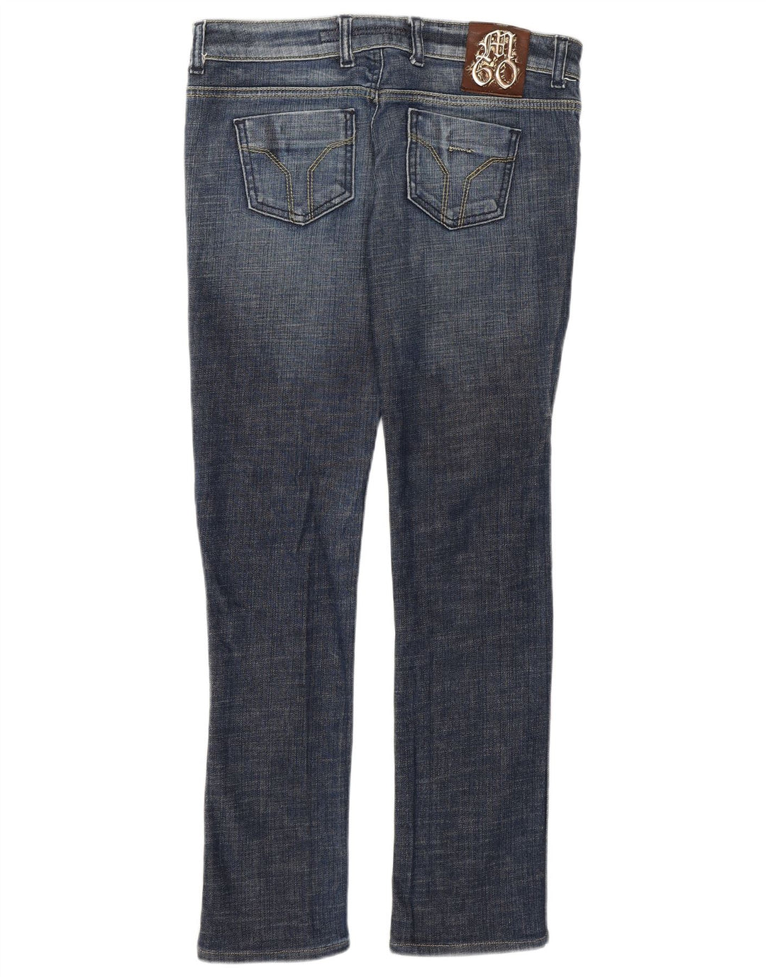 MISS SIXTY Vaqueros ajustados de cintura baja para mujer W28 L29 Algodón azul