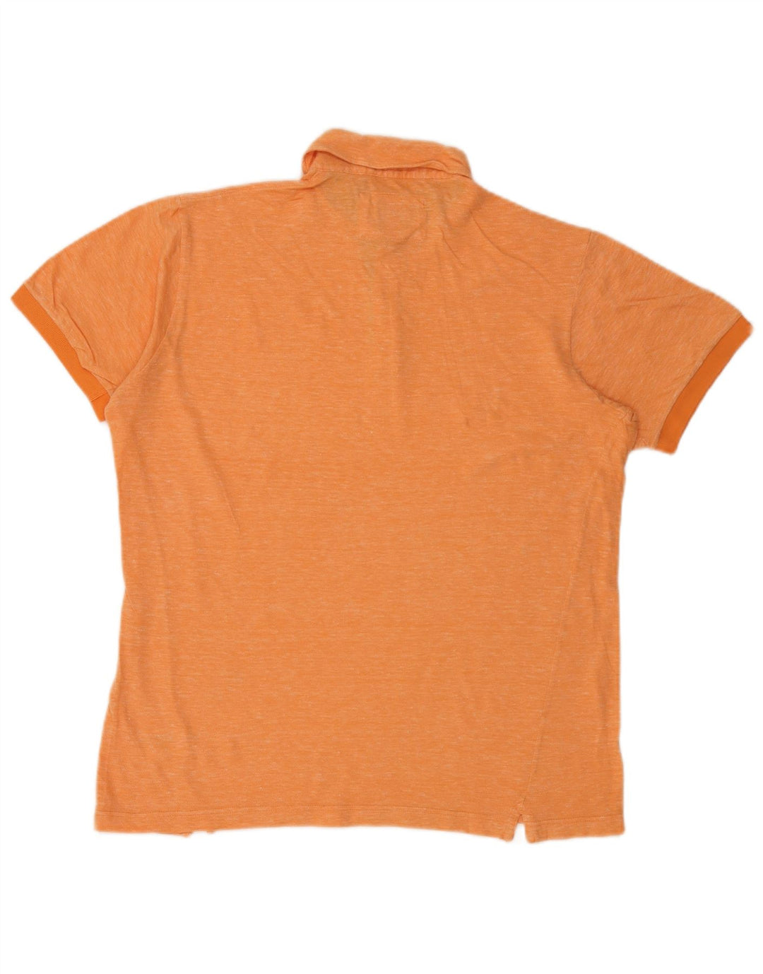 Boggi Polo De Hombre De Algodón Moteado Naranja Grande