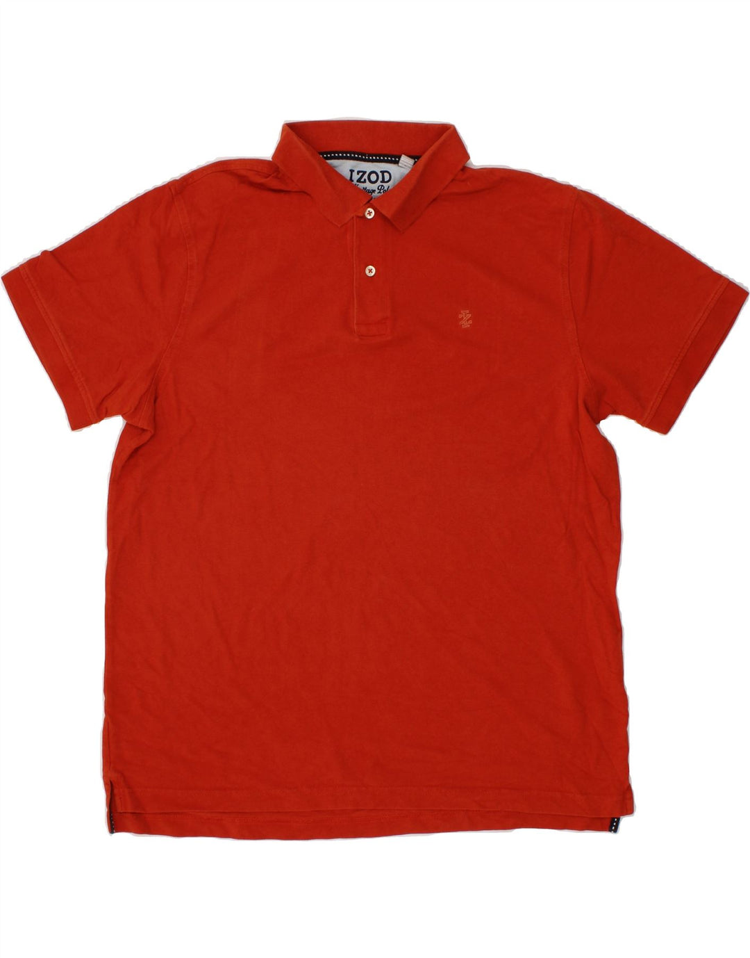 IZOD Mens Polo Shirt XL Orange Cotton Vintage Izod and Second-Hand Izod from Messina Hembry 