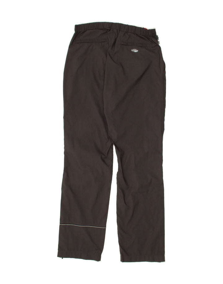 ASICS Womens Tracksuit Trousers UK 12 Medium Black Polyester Vintage Asics and Second-Hand Asics from Messina Hembry 