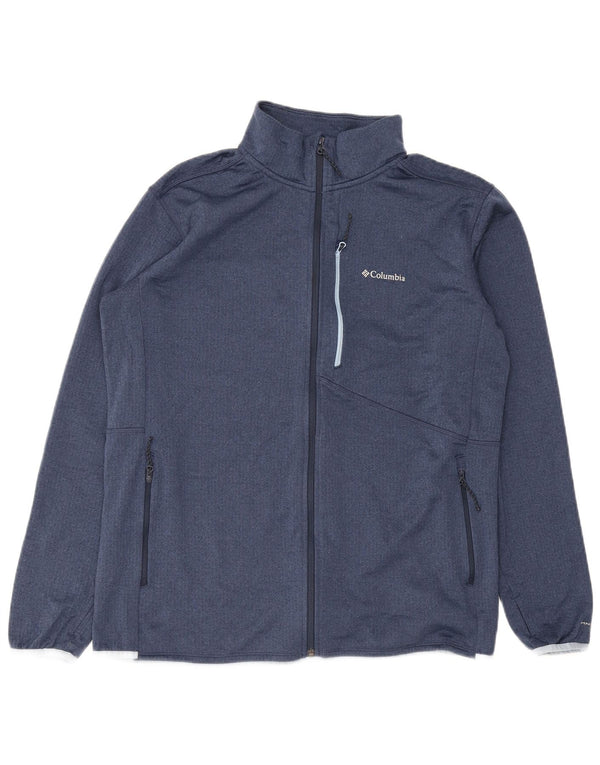 Columbia Hombre Omni-Wick Chándal Top Chaqueta XL Azul Marino