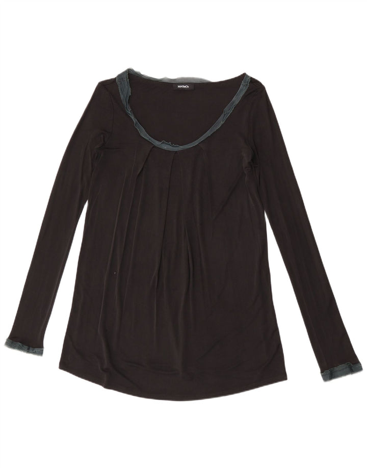 Max & Co. Top para mujer de manga larga UK 42 Mediano Negro