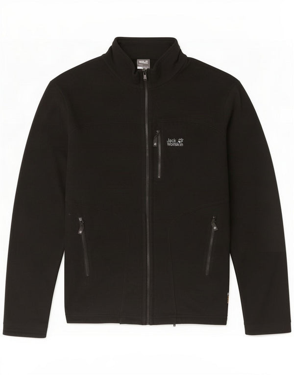 Chaqueta polar con forro para hombre Jack Wolfskin UK 50 3XL Poliéster negro